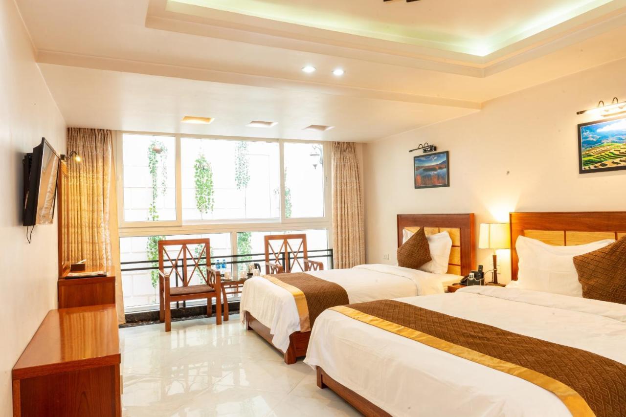 Blue Sapa Hotel Bagian luar foto